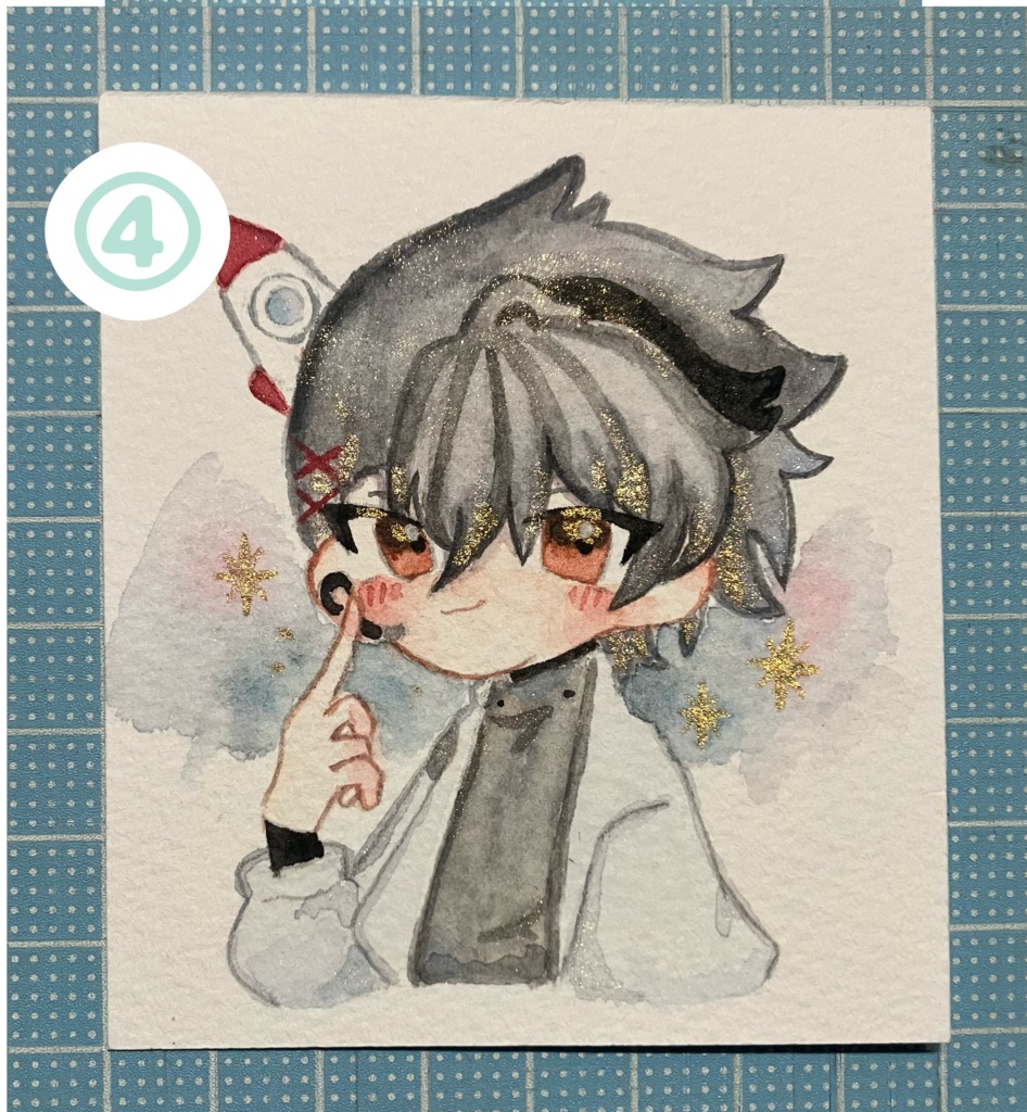 水彩原画 あたなるメンバー