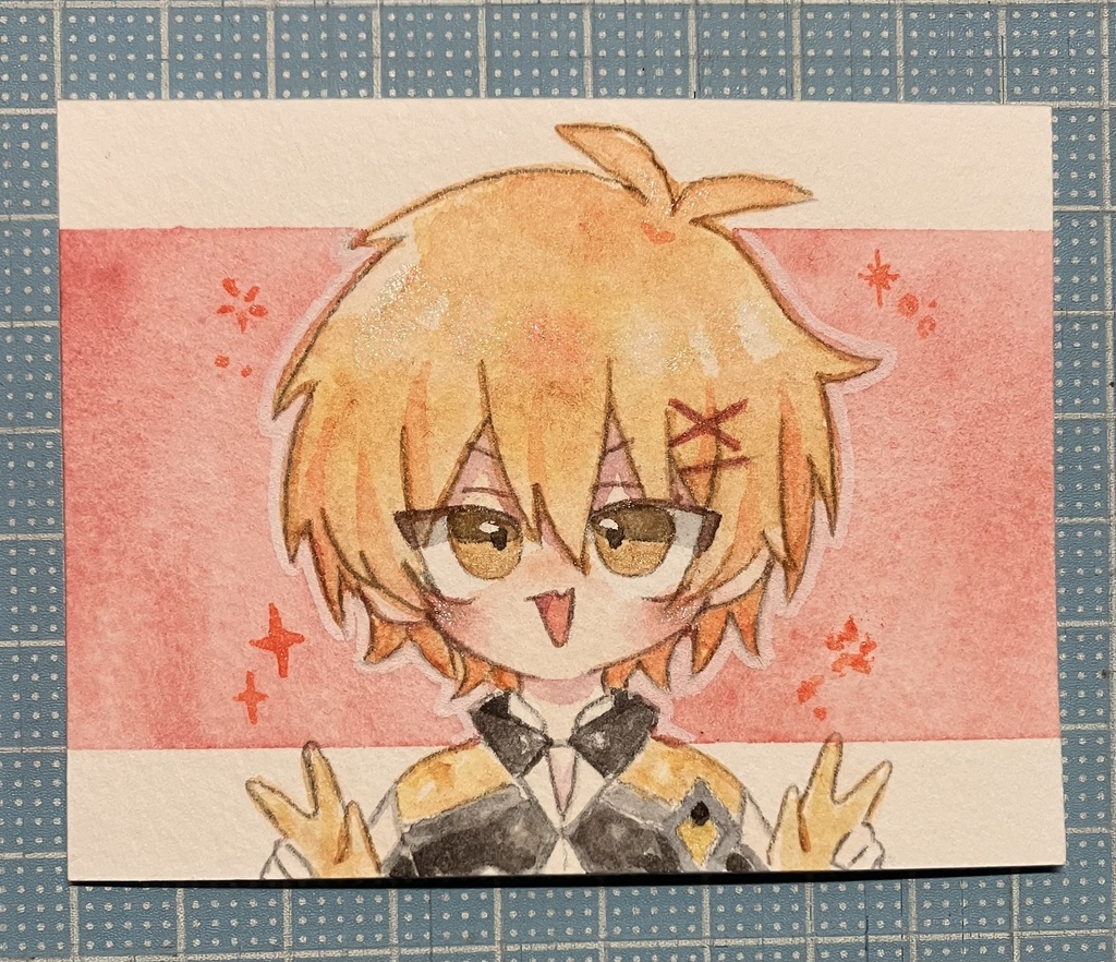 水彩原画 あたなるメンバー