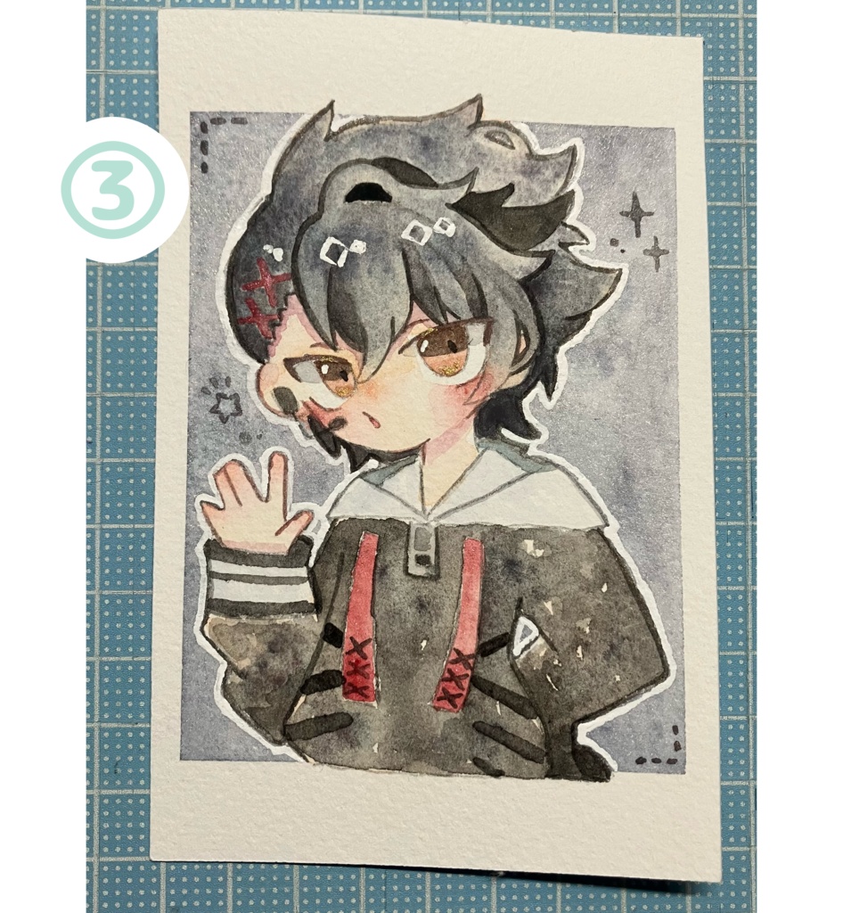 水彩原画 あたなるメンバー