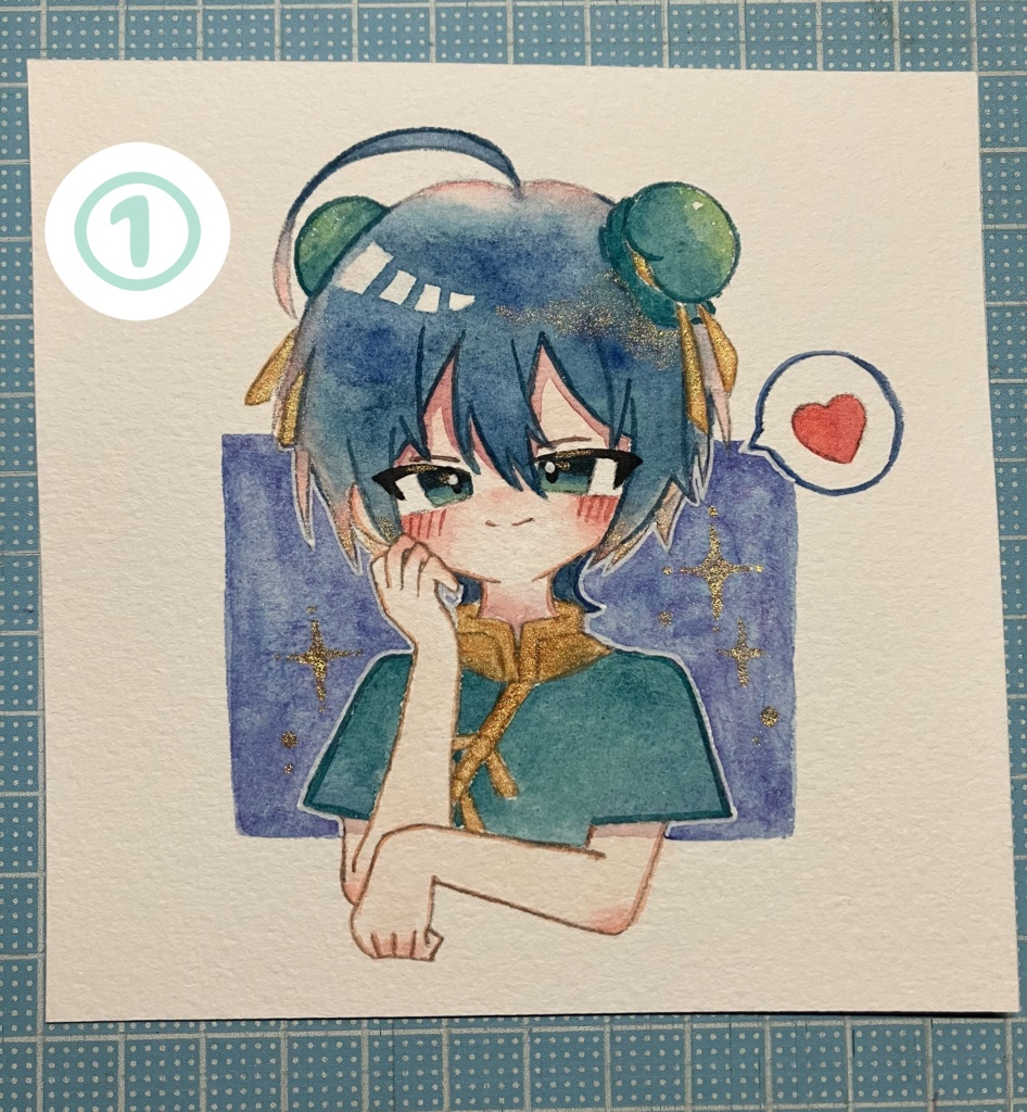 水彩原画 あたなるメンバー