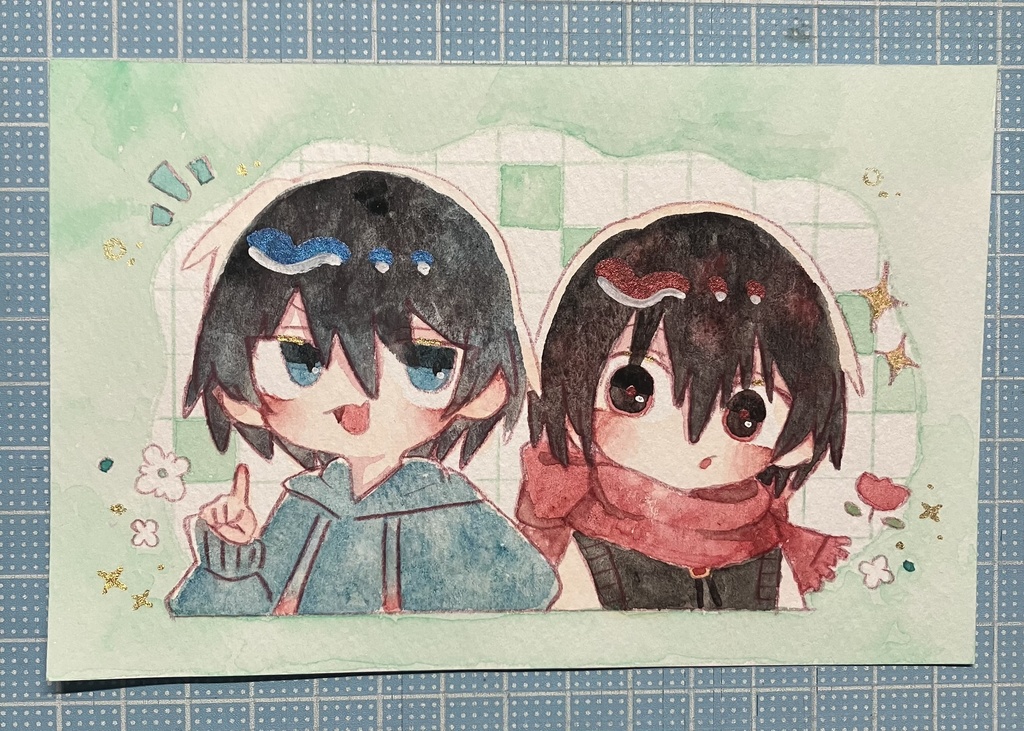 水彩原画 探索者