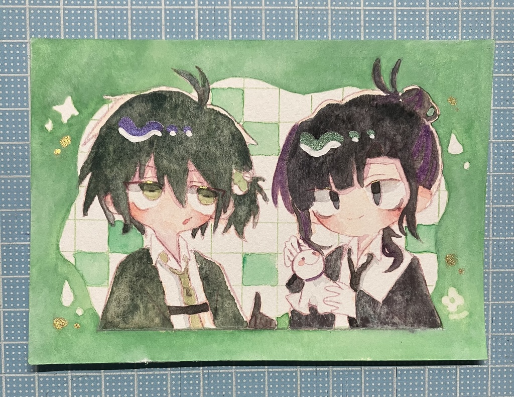 水彩原画 探索者