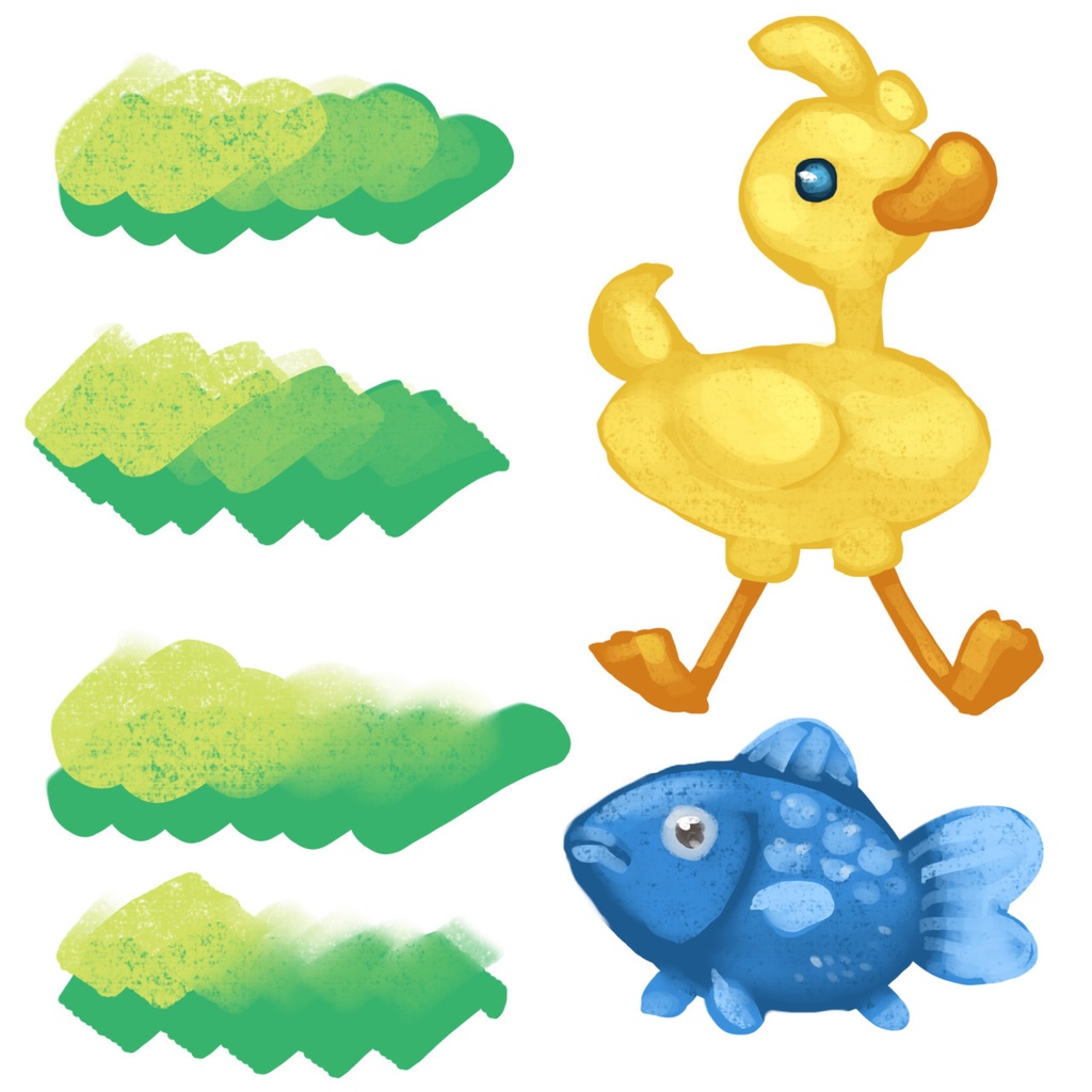 【無料DL有】procreate/筆塗りセット