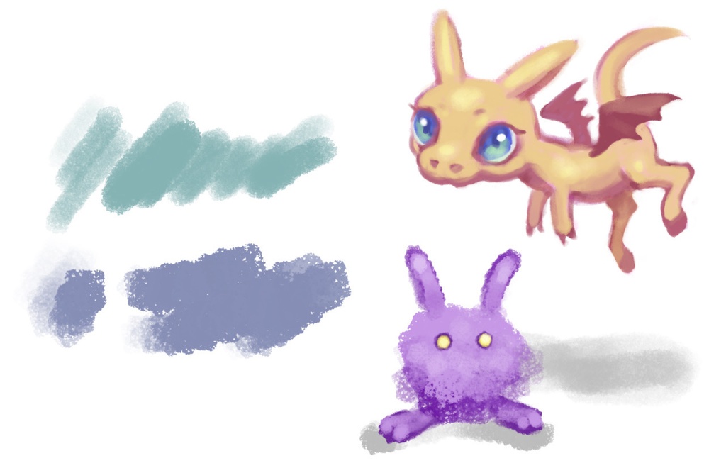 【無料DL有】procreate/筆塗りセット