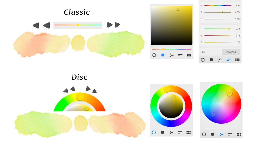 procreate/ゆれ色水彩+水彩紙(YURAGI Water color + paper)