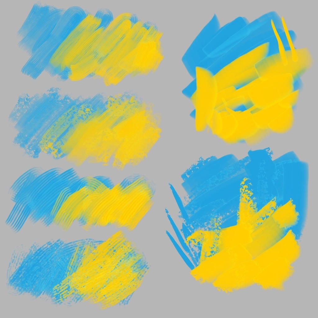 【無料DL有】procreate/厚塗りブラシセット