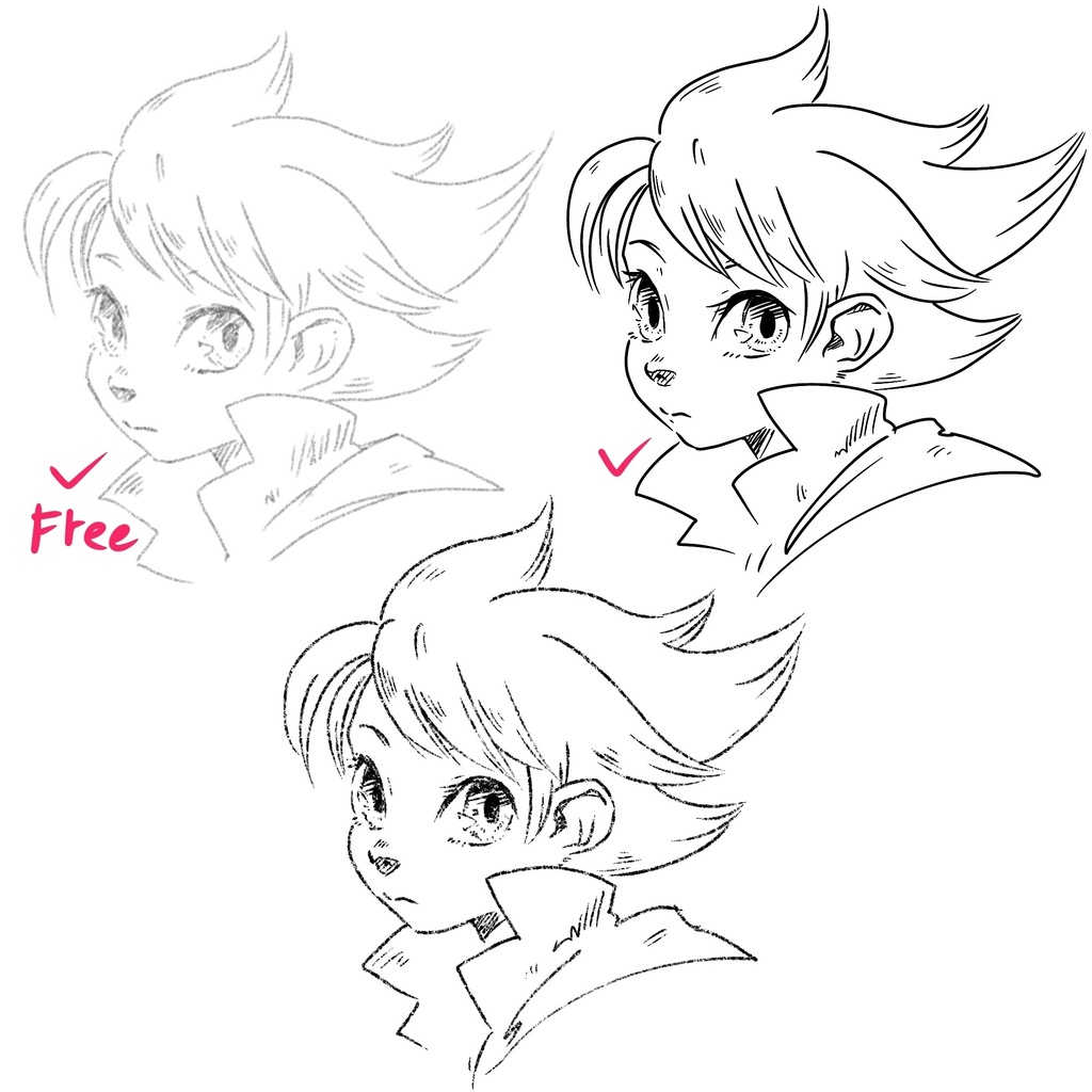 【無料DL有】procreate/無圧ブラシセット