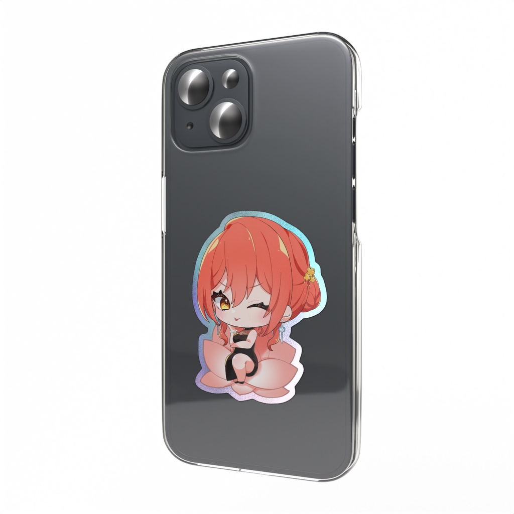 【赫狼那月】オーロラスマホステッカー