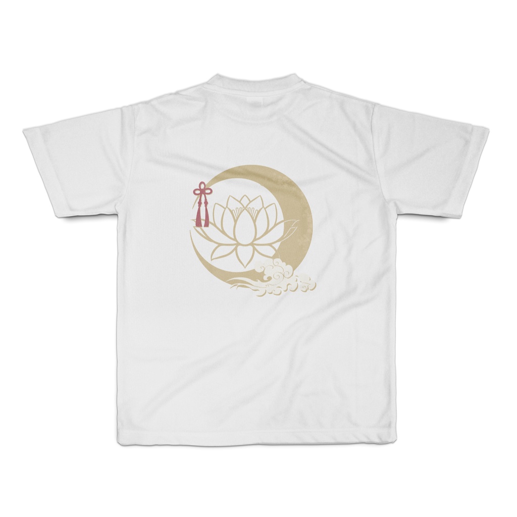 【赫狼那月】モチーフ概念フルグラフィックTシャツ(白)