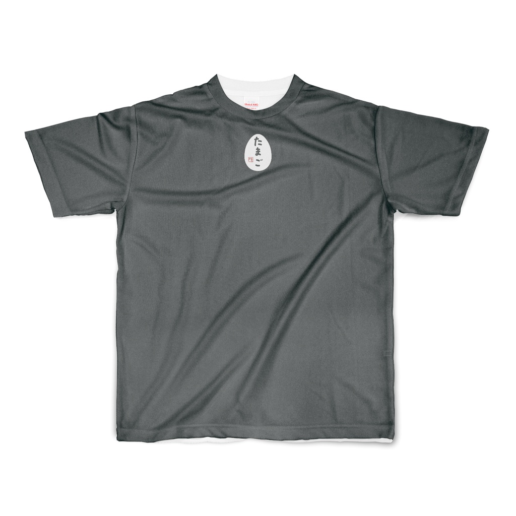 【赫狼那月】モチーフ概念フルグラフィックTシャツ(黒)