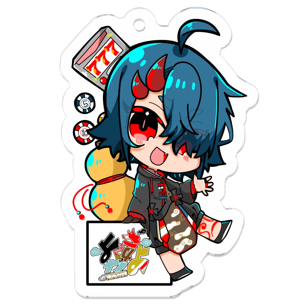 よさラヴィ一周年記念ちびキャラアクキー☆よさかさよVer☆