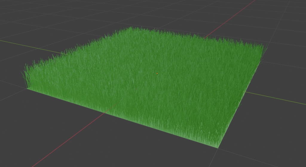 芝生エリア 3Dモデル