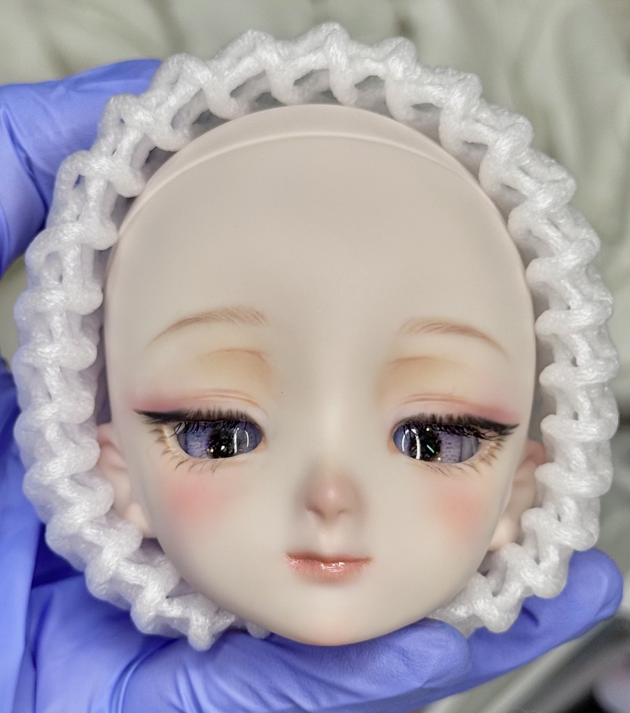 【Mecchori.】 DDH-09(SW肌)カスタムヘッド+ハンドメイドレジンアイ (ひより)#13