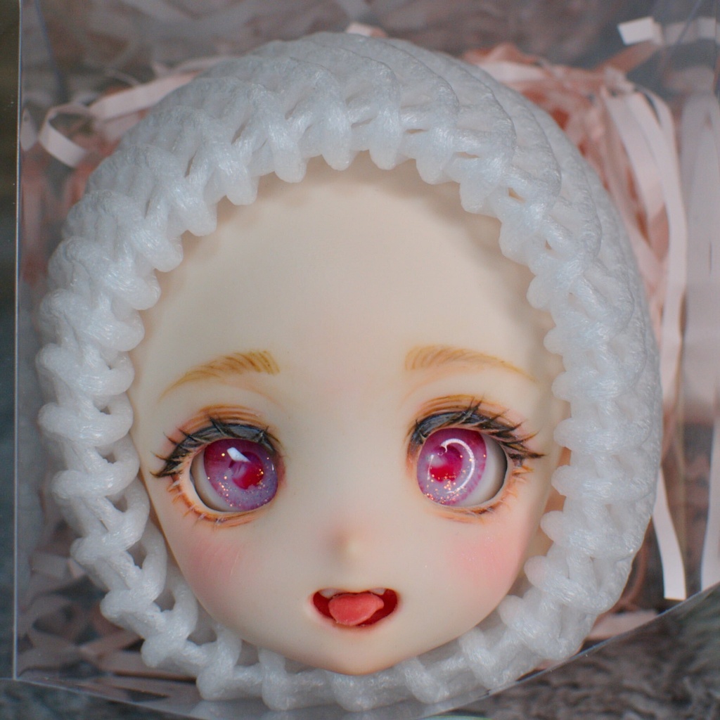 【Mecchori.】 DDH-022(SW肌)カスタムヘッド+ハンドメイドレジンアイ (あいみ)#10