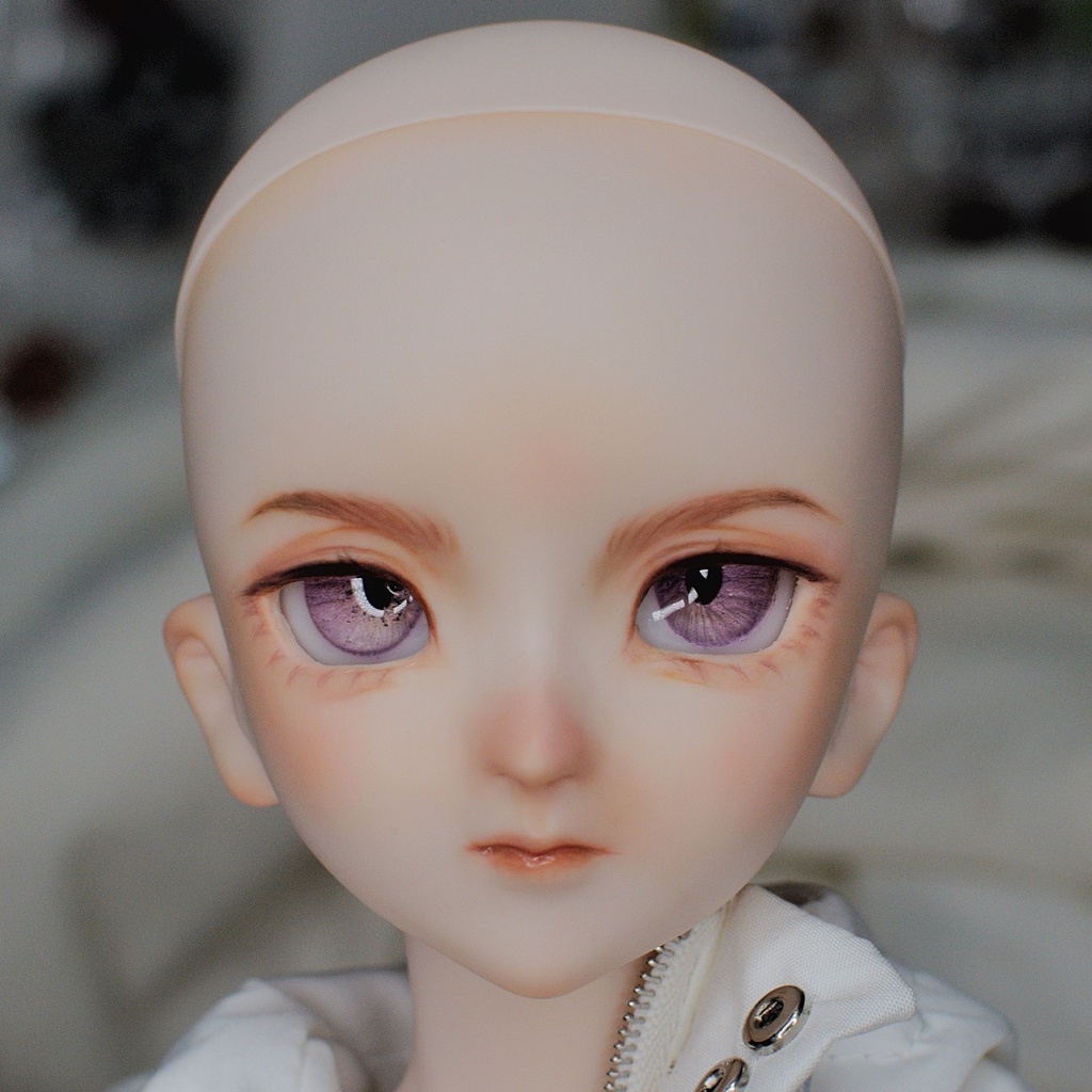 【Mecchori.】 DDH-07(SW肌)カスタムヘッド+ハンドメイドレジンアイ (あきら)#018