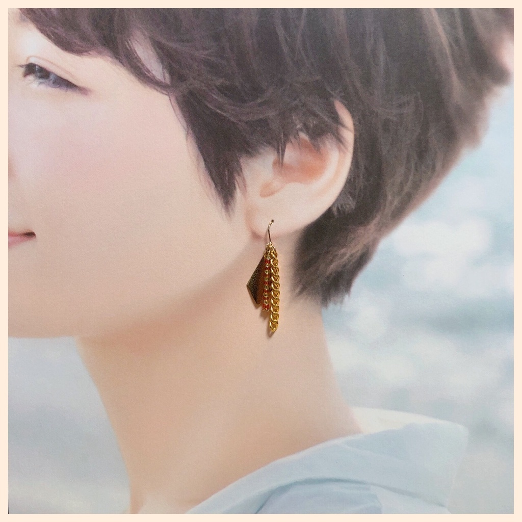 白膠木簓イメージピアス・イヤリング