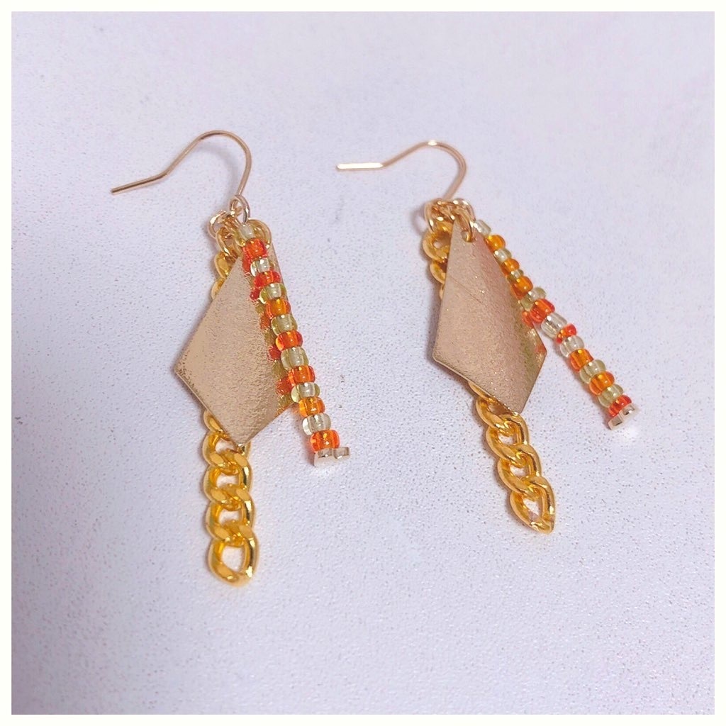 白膠木簓イメージピアス・イヤリング