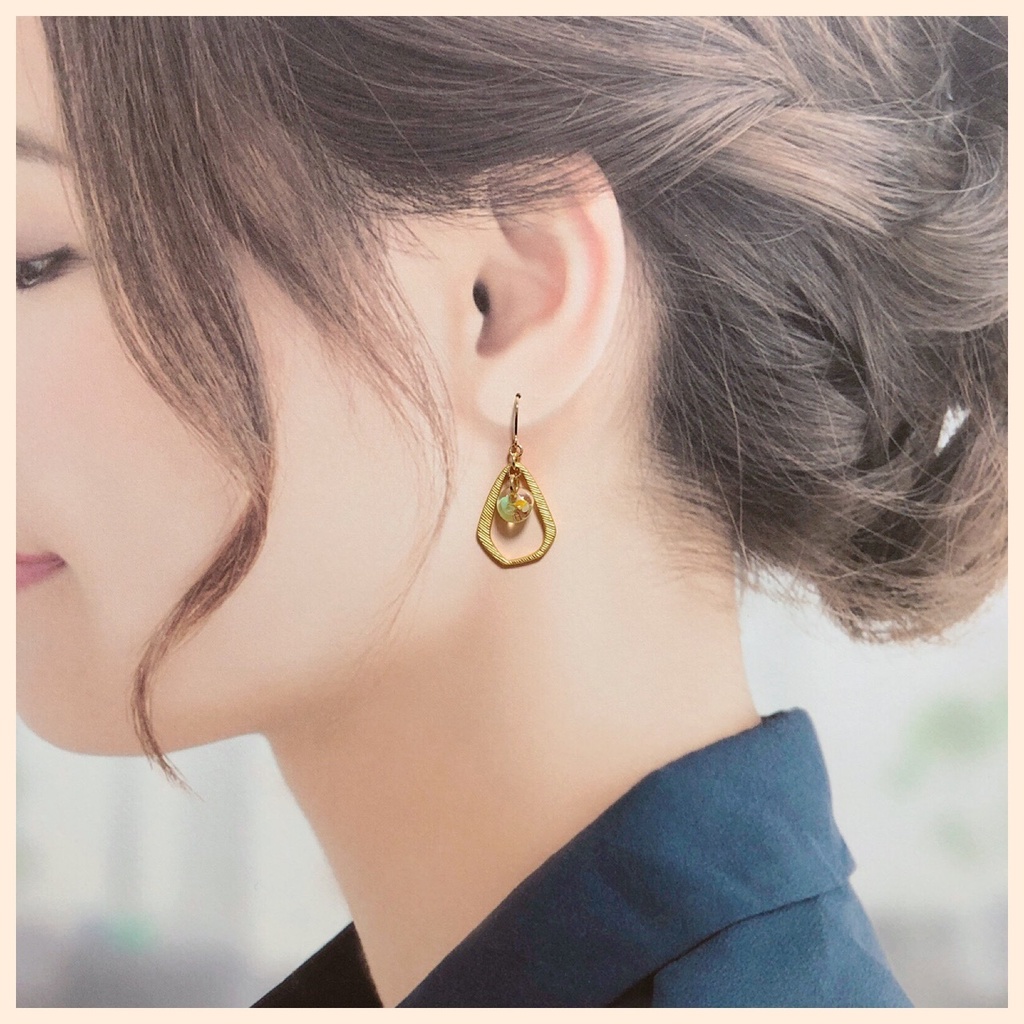 白膠木簓イメージピアス・イヤリング