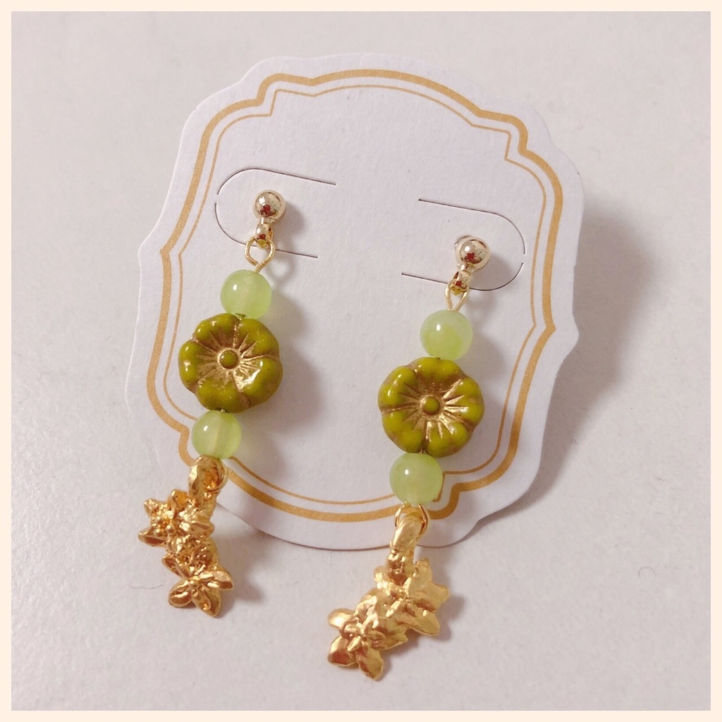 白膠木簓イメージピアス・イヤリング