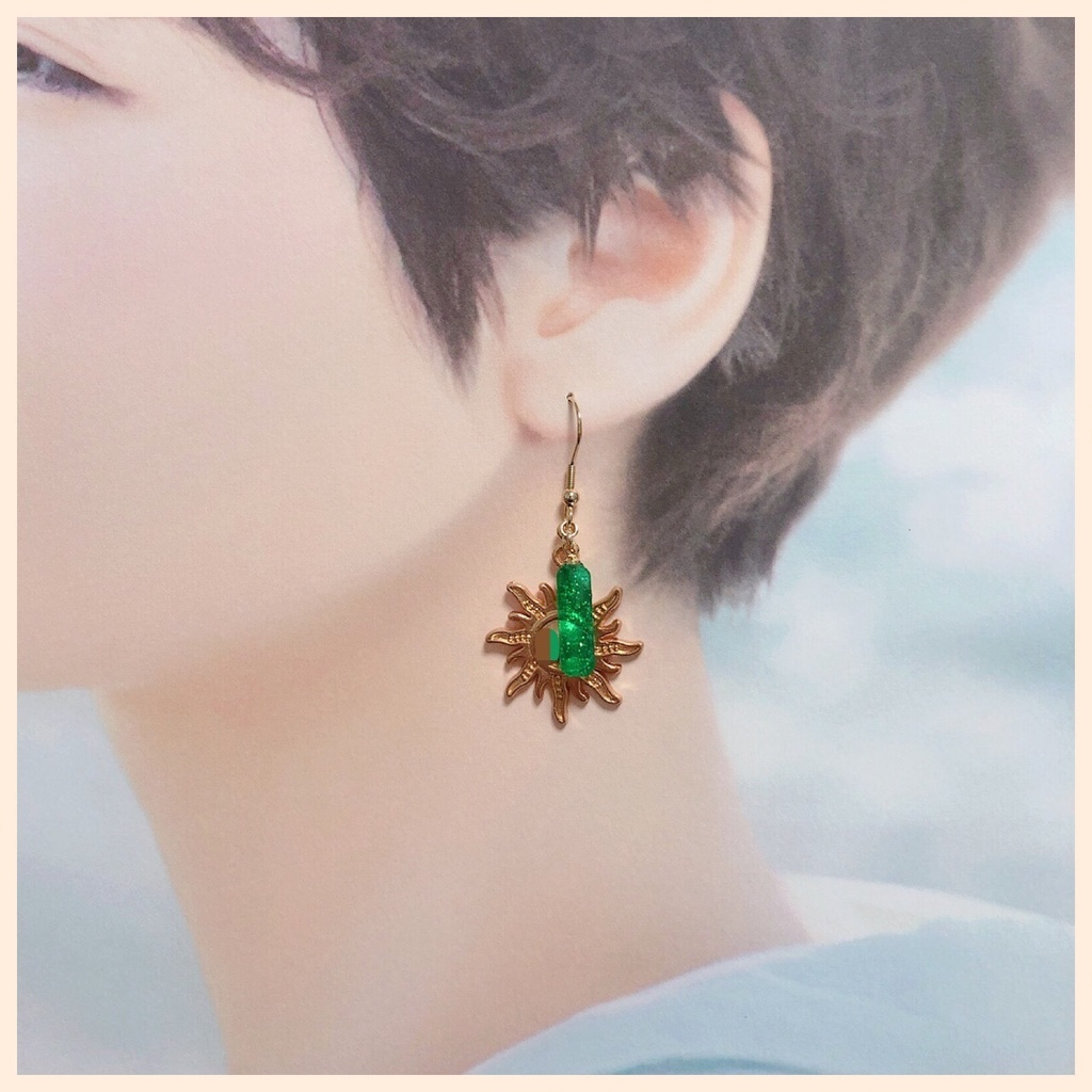 白膠木簓イメージピアス・イヤリング