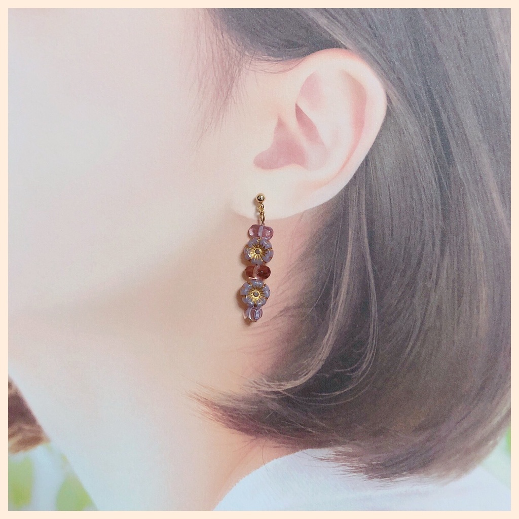 躑躅森盧笙イメージピアス・イヤリング