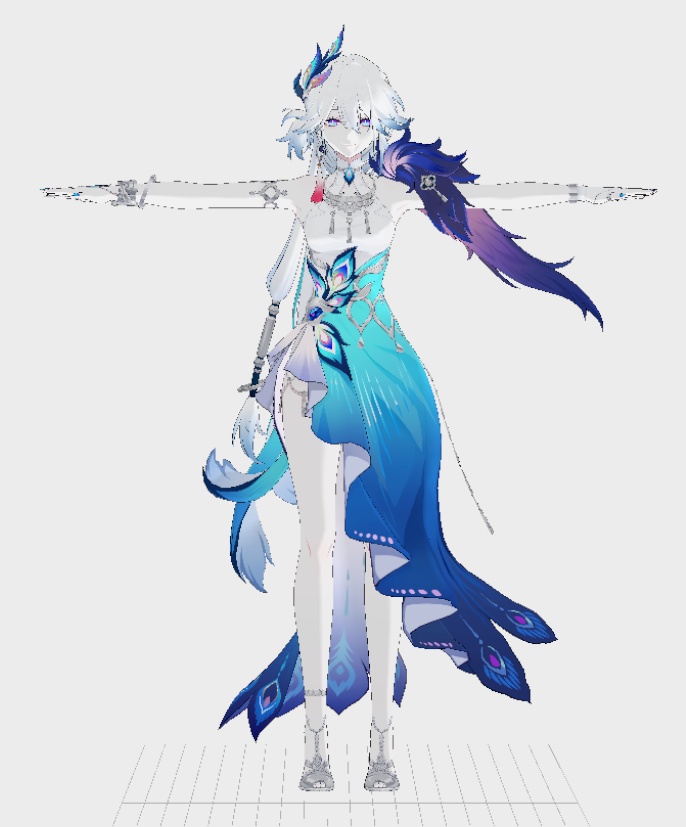 Yao Guang VRM,Vroid,PMX MMD Download - mikelx3d - 2/4