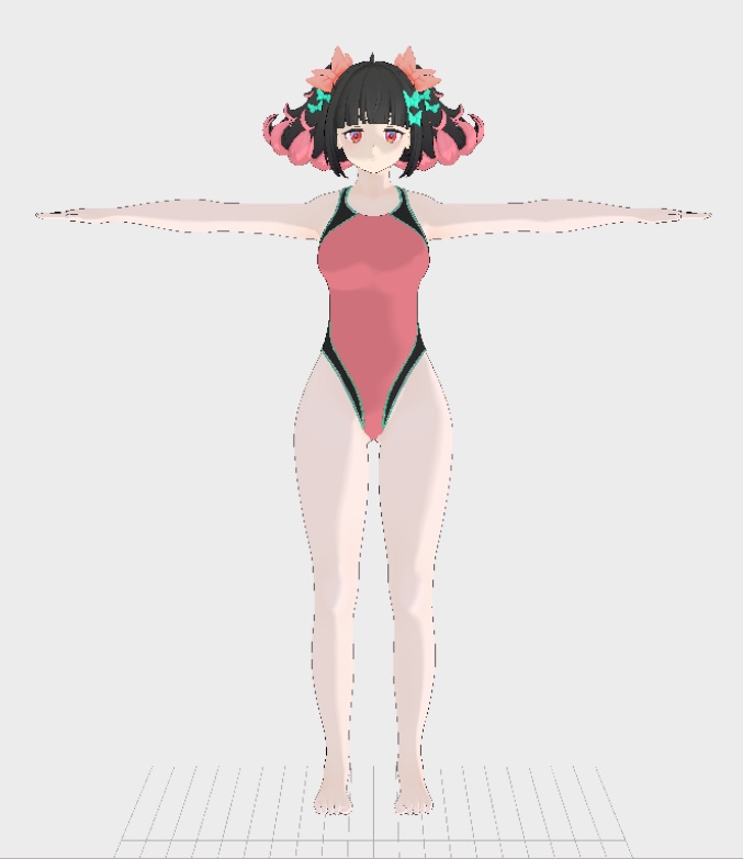 Nangong VRM,Vroid,PMX MMD Download - mikelx3d - 4/4