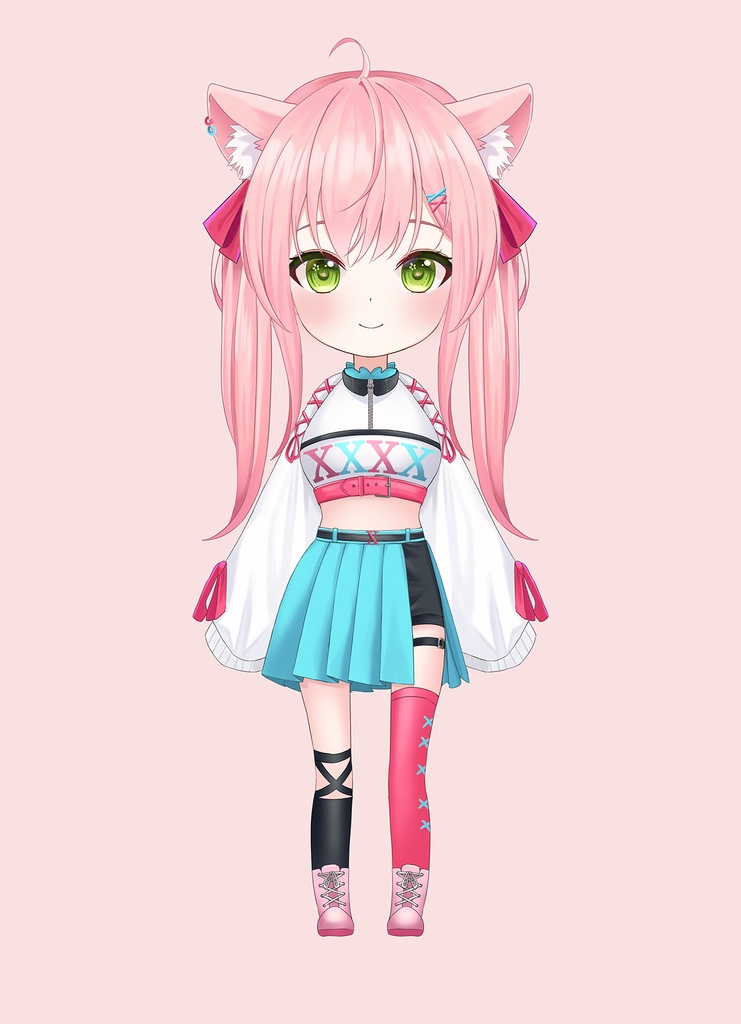 【VTube Studio】 CAT Pink Model