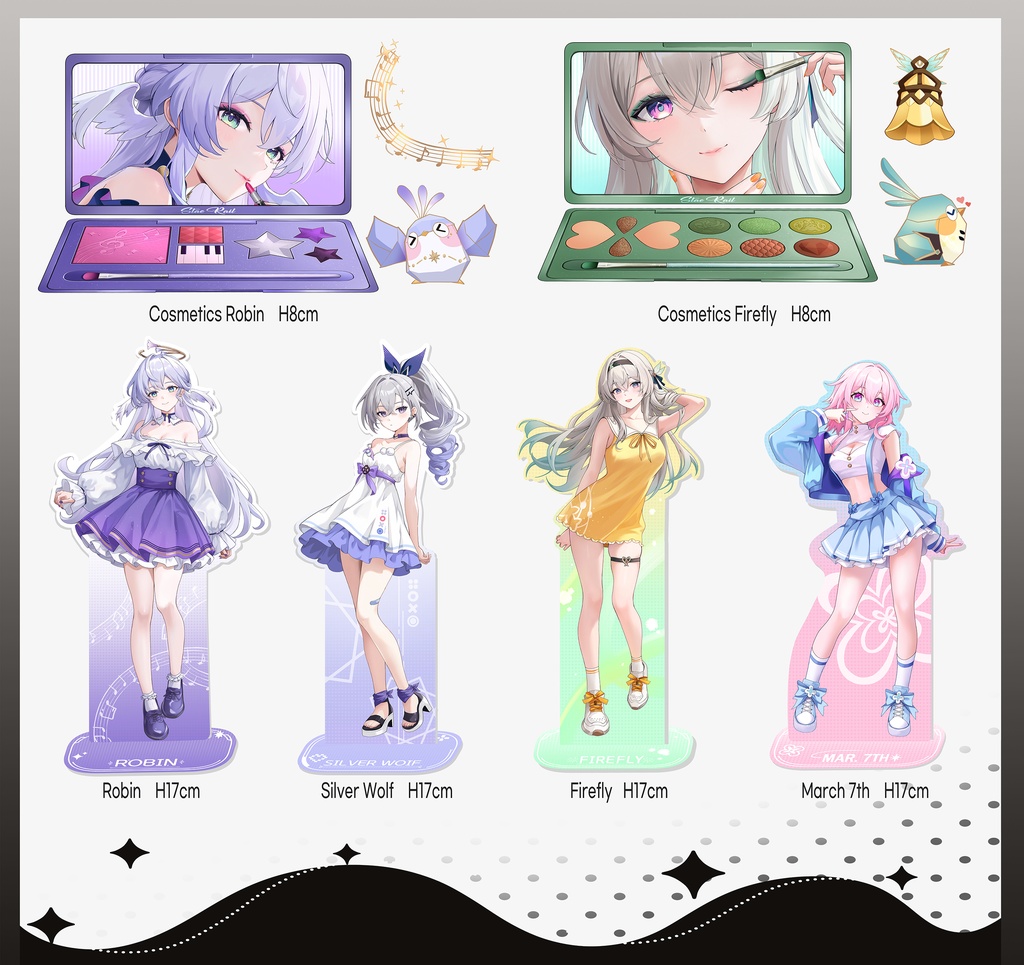 【崩壊：スターレイル】ディオラマ＆アクリルスタンド