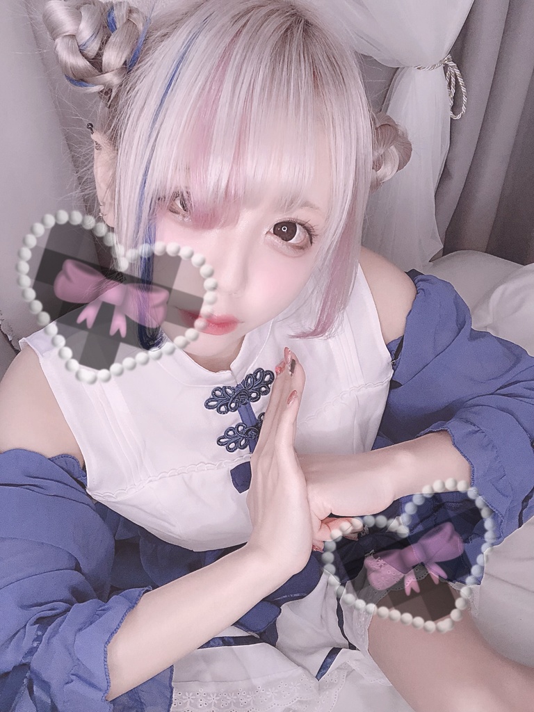 青チャイナ チェキ