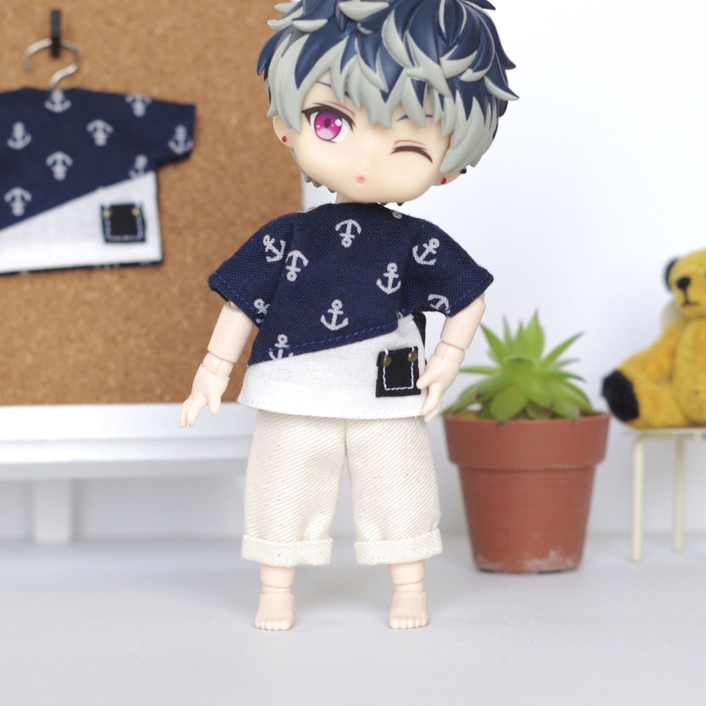 サマー Tshirt／オビツ11•ねんどどーる