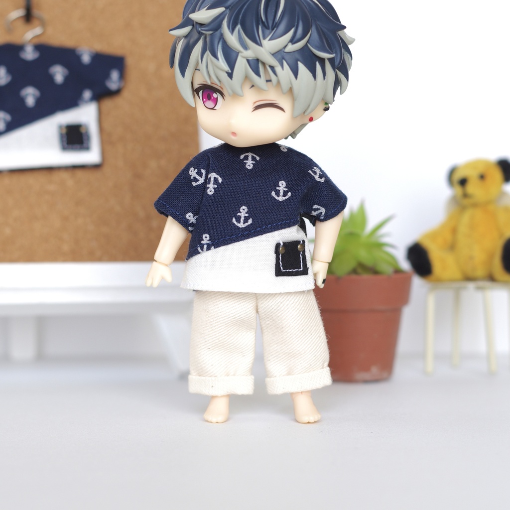 サマー Tshirt／オビツ11•ねんどどーる