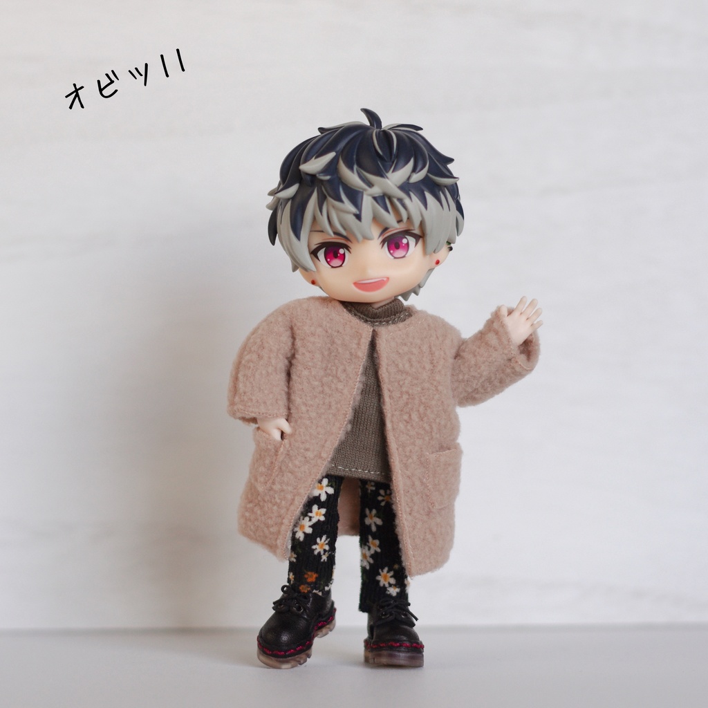 もこもこロングコートSET／オビツ11・ねんどろどーる身長調整