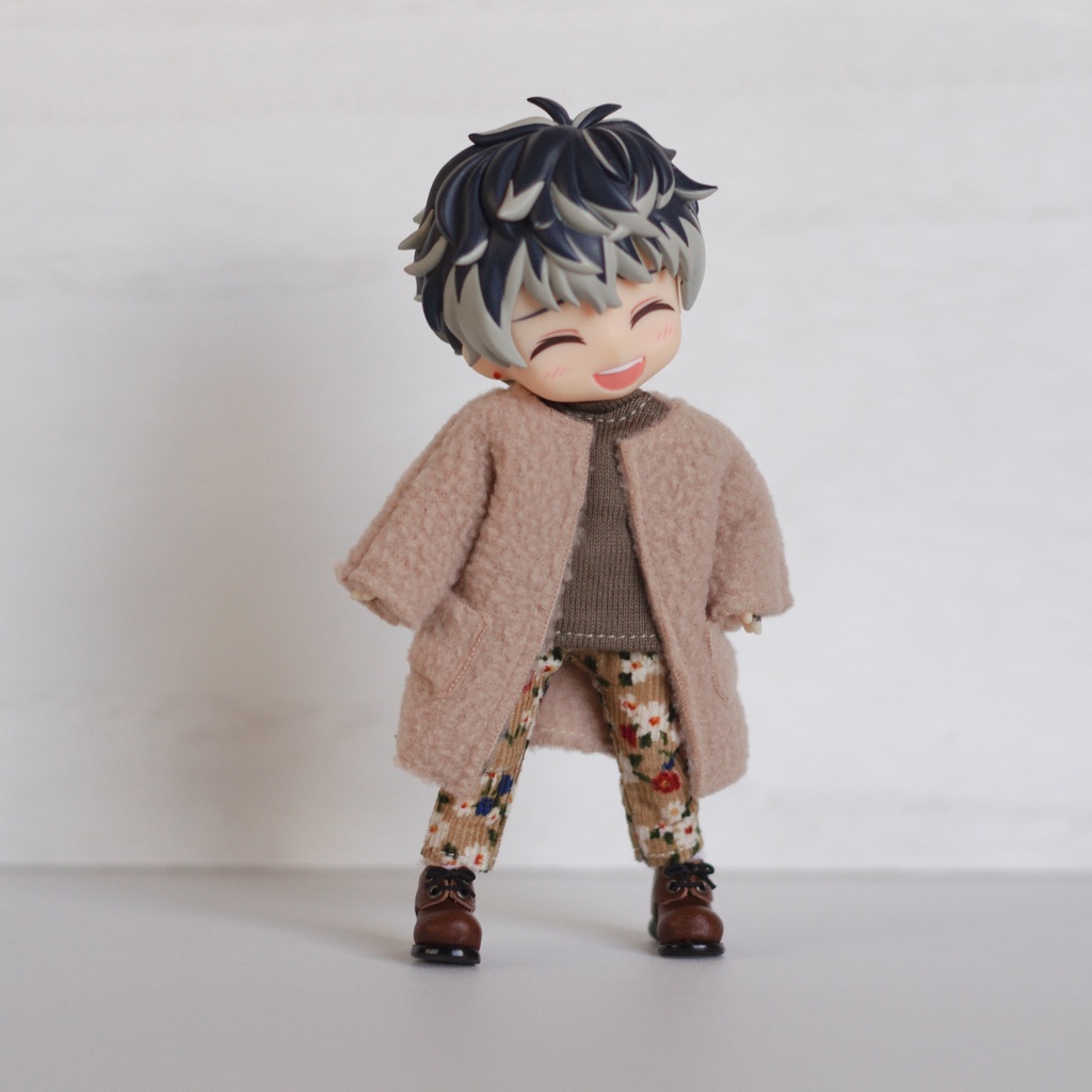 もこもこロングコートSET／オビツ11・ねんどろどーる身長調整