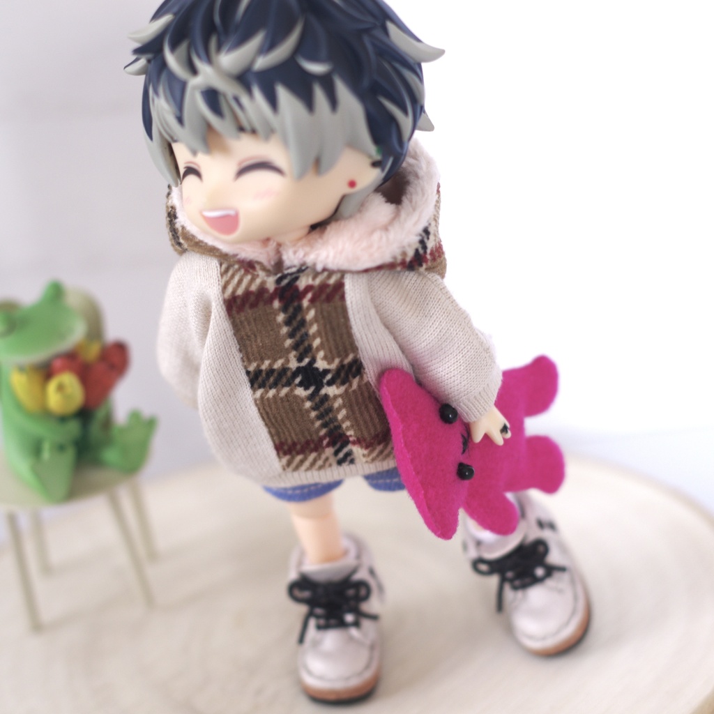 もこフードパーカー／オビツ11・ねんどろどーる身長調整・ねんどろいどどーる