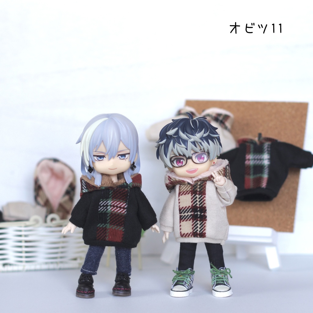 もこフードパーカー／オビツ11・ねんどろどーる身長調整・ねんどろいどどーる
