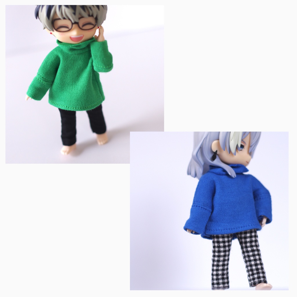 タートルネックトップス/オビツ11・ねんどろいどどーる