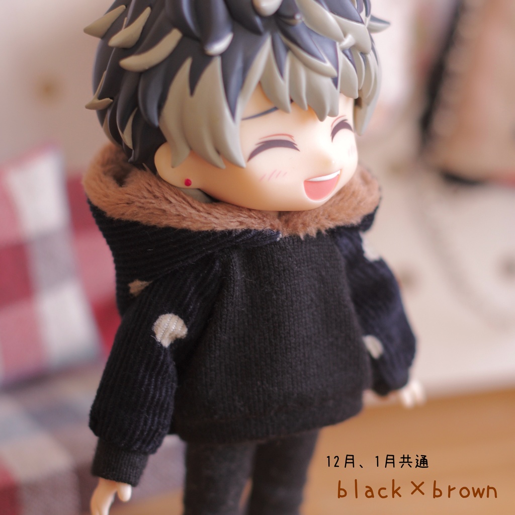 もこフードパーカー/オビツ11・ねんどろどーる