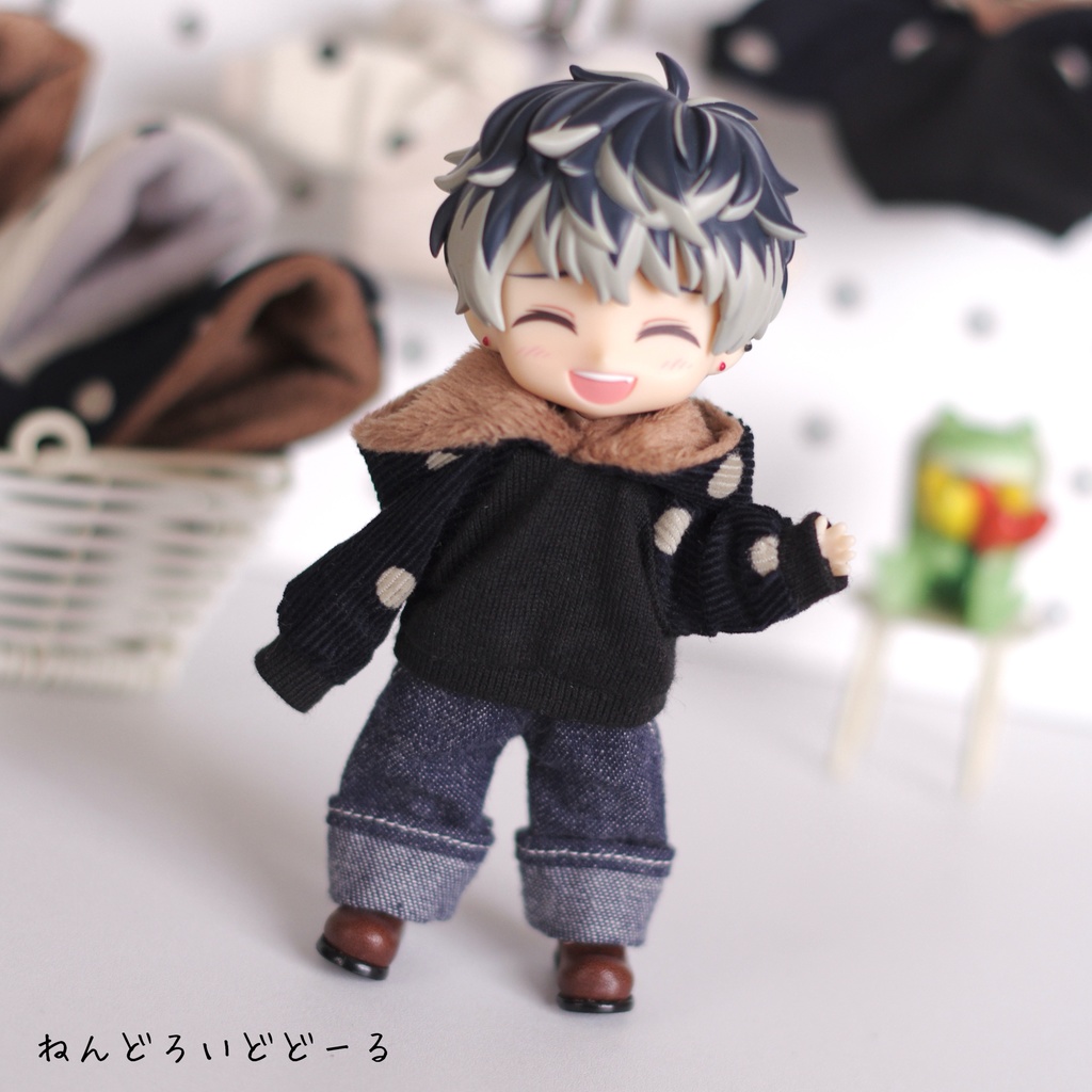 もこフードパーカー/オビツ11・ねんどろどーる