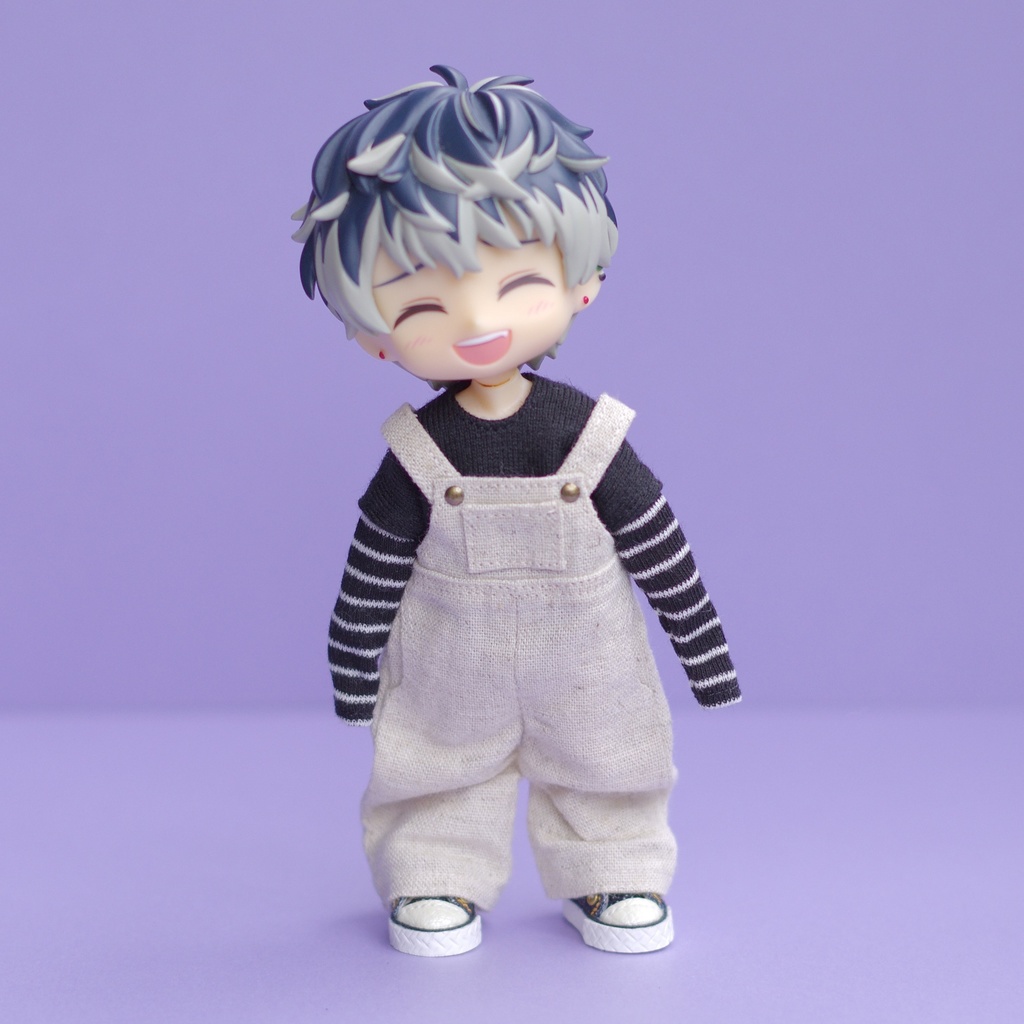 だぼサロペ ロング／オビツ11・ねんどろいどどーる