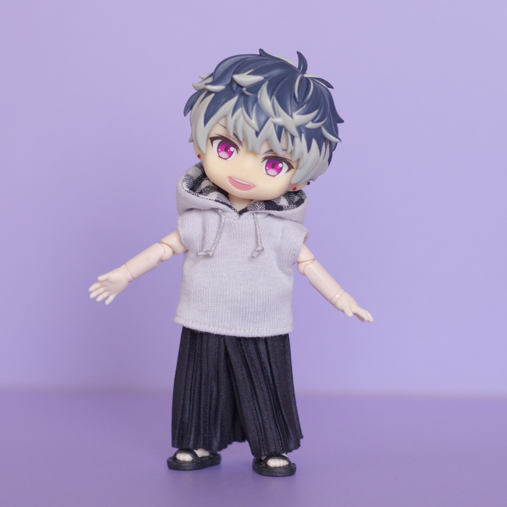 プリーツワイドパンツ／オビツ11・ねんどろいどどーる