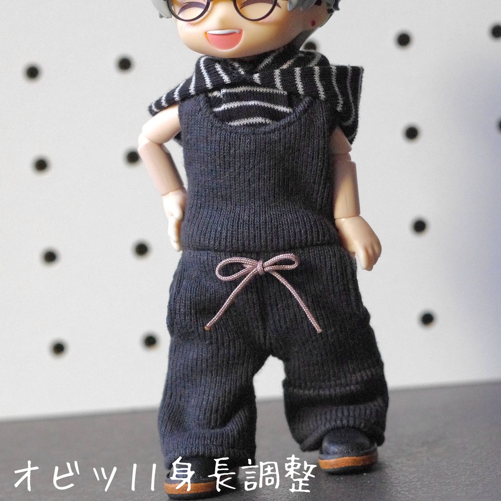 オールインワン+タンクパーカー/オビツ11・ねんどろいどどーる身長調整・ピコドー9,10