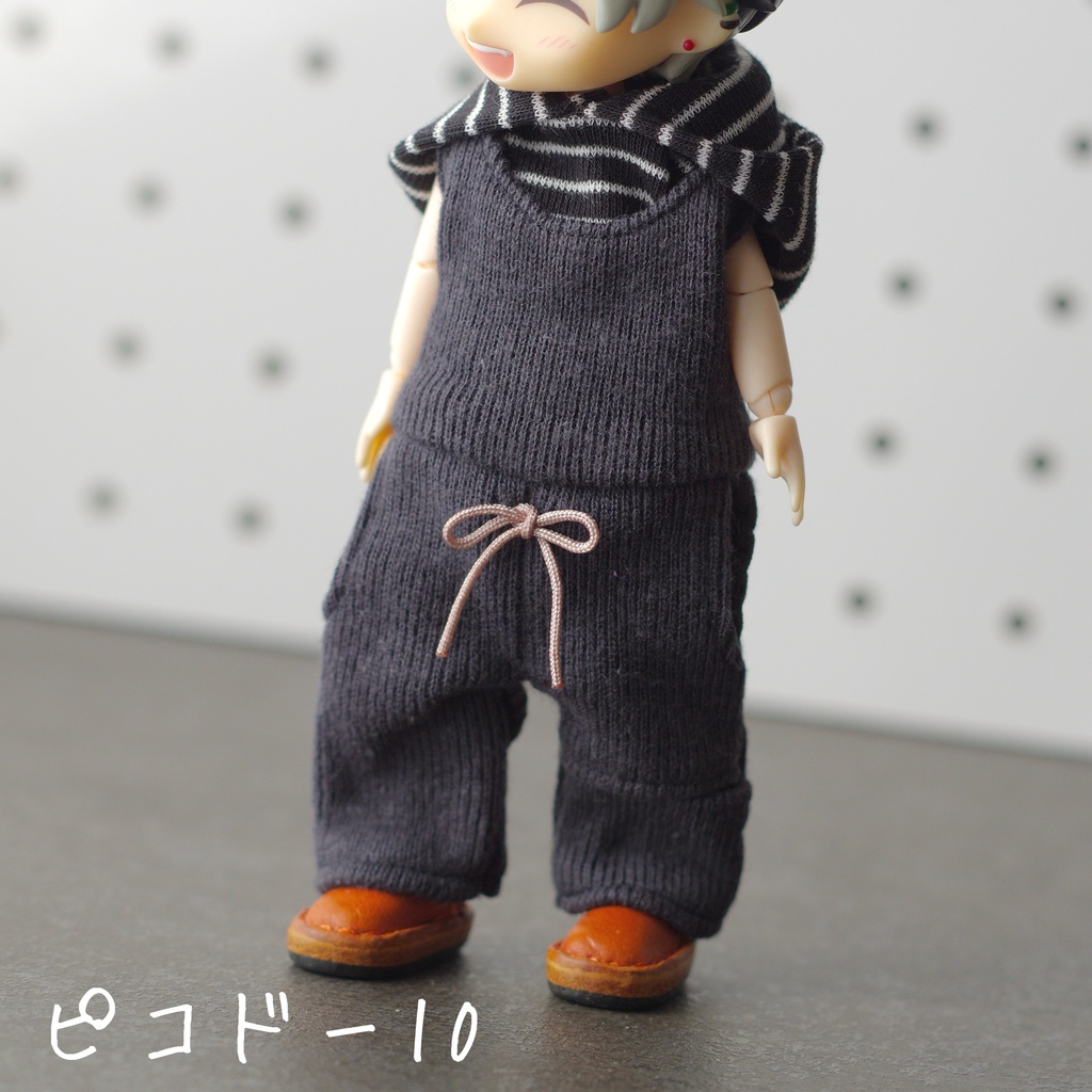 オールインワン+タンクパーカー/オビツ11・ねんどろいどどーる身長調整・ピコドー9,10