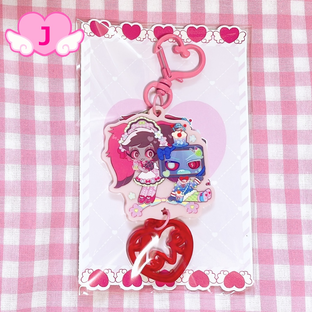 おめかしアクリルキーホルダー