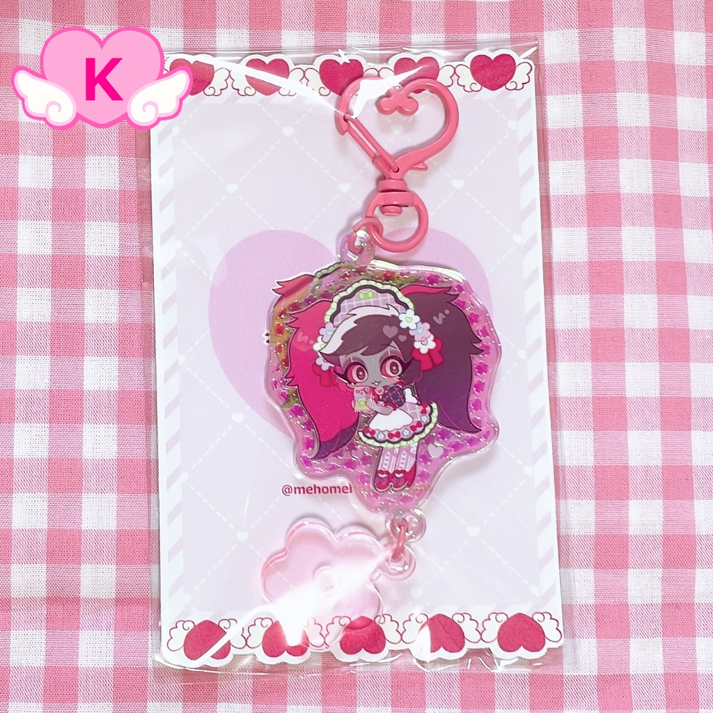 おめかしアクリルキーホルダー