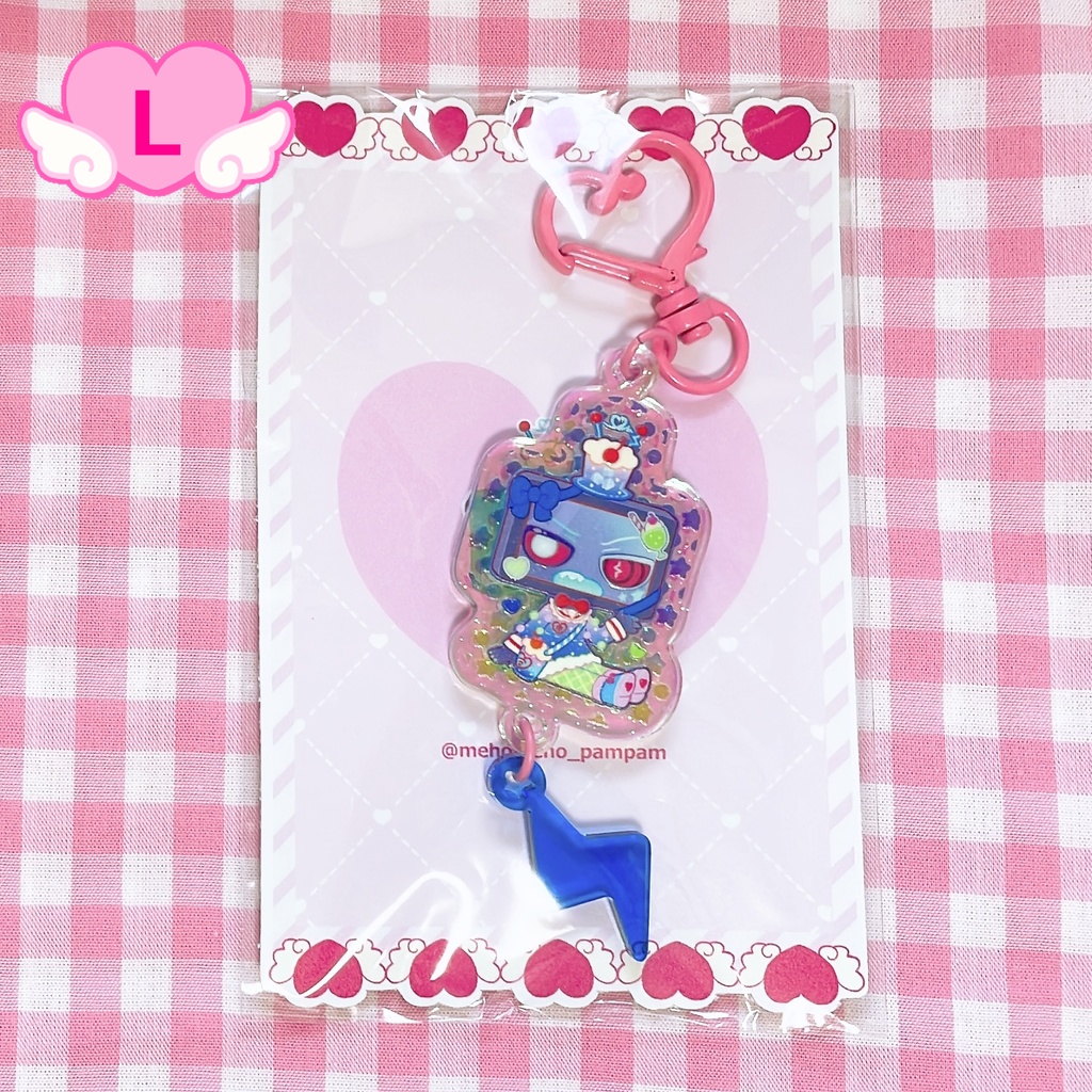 おめかしアクリルキーホルダー