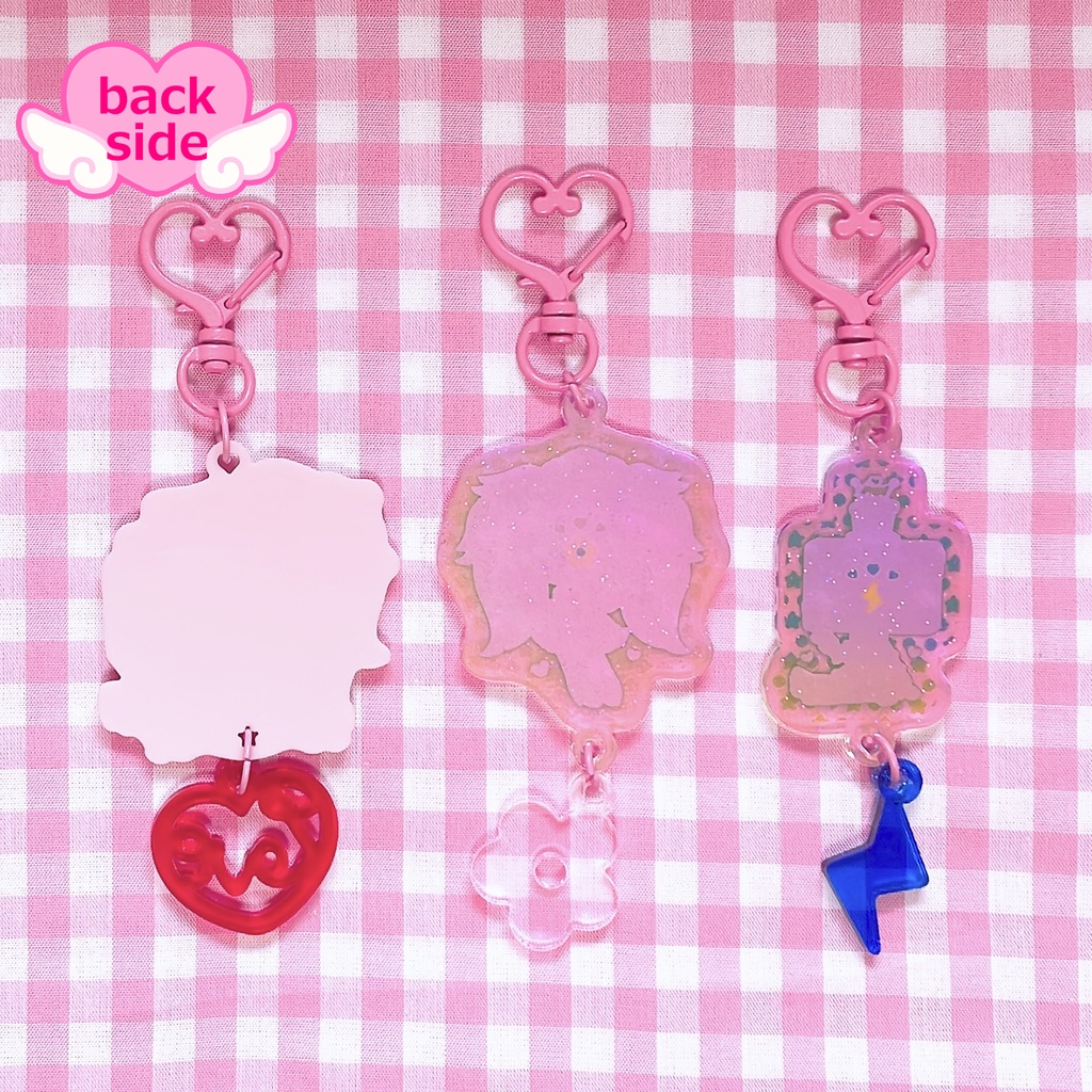 おめかしアクリルキーホルダー