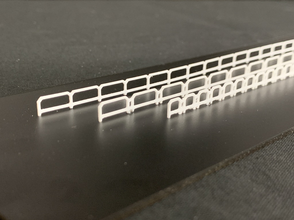 1/144 1/150 SF格納庫手摺りパーツ ガンプラ ジオラマ Nゲージ モデリングチェーンベース システムベース アクションベース等に