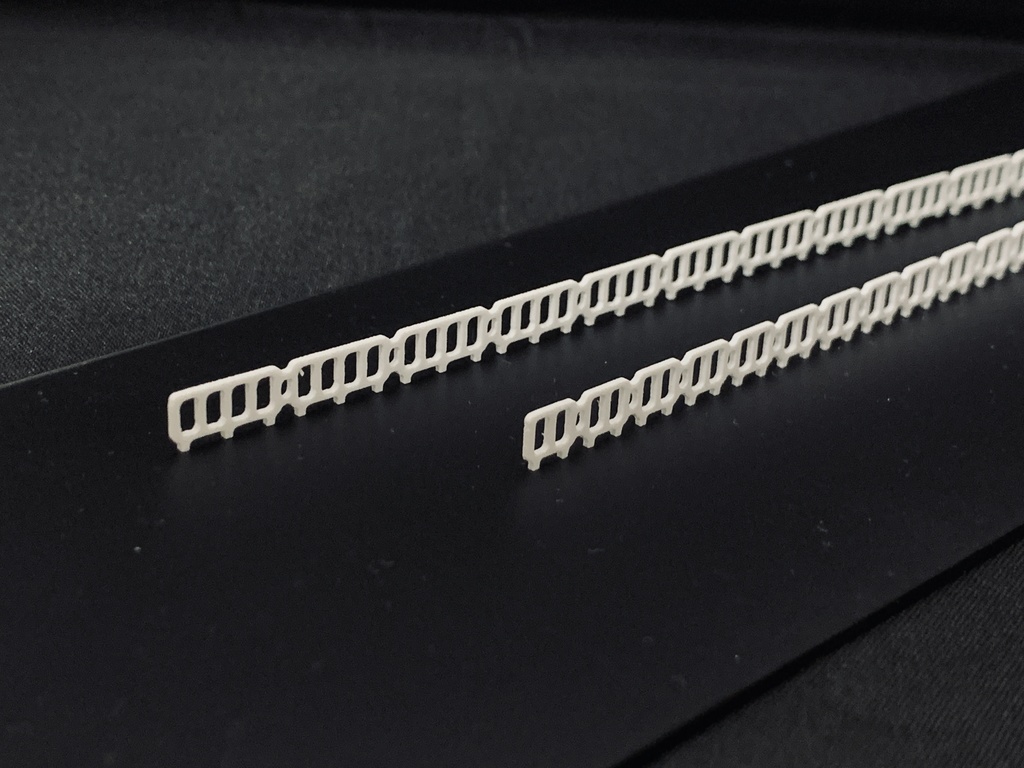 1/144 1/150 SF格納庫手摺りパーツ② ガンプラ ジオラマ 鉄道模型 Nゲージ モデリングチェーンベース システムベース アクションベース等に