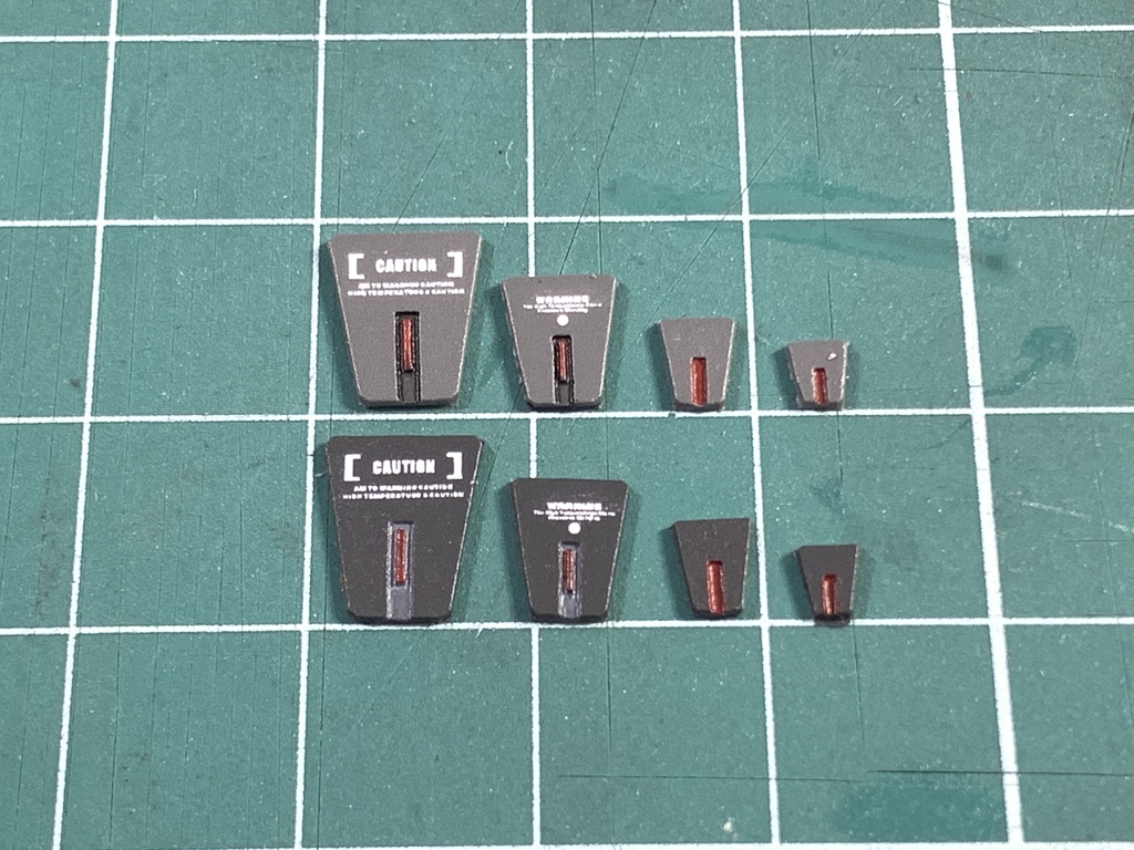 ガンプラ プラモデル 1/144 1/100 改造 改修カスタム用 ディテールアップパーツ 8角モールドパーツ③ 0.5mmプラ板